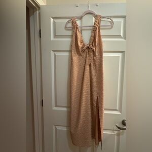 Abercrombie and Fitch cinch front midi dress